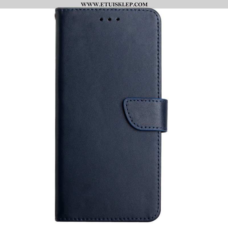 Etui Folio do Sony Xperia 5 IV Oryginalna Teksturowana Skóra Nappa